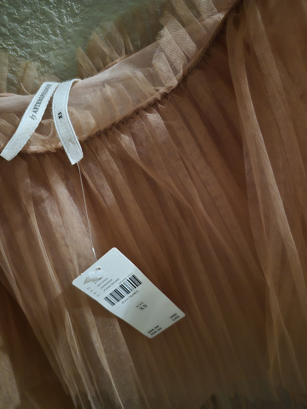 Anthropologie Pink Rose Tiered Top - Picture 5 of 9